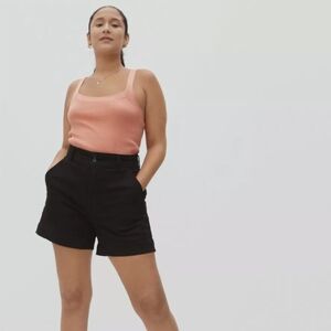 Everlane Way High Black Shorts